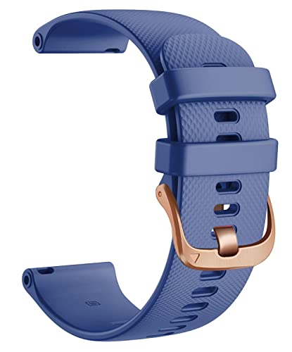 Bracelet silicone 20mm finition soft-touch pour Garmin Move 3 Luxe