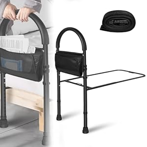 Suusolny Bedhek, opstahulp, bed, instaphulp, in hoogte verstelbare handgreep voor de veiligheid van ouderen, hulpmiddelen, bedleuning, antislip, valpreventie