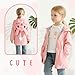YOUNGER TREE Toddler Baby Boy Girl Bunny Raincoat Cute Cartoon Hoodie Zipper Coat Outfit (Bunny, 4T)