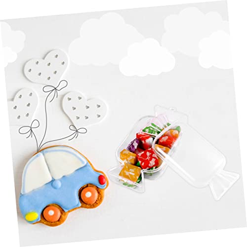 Gadpiparty 12Pcs Party Candy Box Hard Plastic Candy Box Christmas Gift Box Halloween Candy Box Candy Gift Box Decorative Gift Box Clear Container Birthday Candy Containers Snack Serving Tray #TOP4