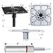 CLLOMAGY Boat Seat Pedestal Base Mount Kit Package with Lock in 3/4