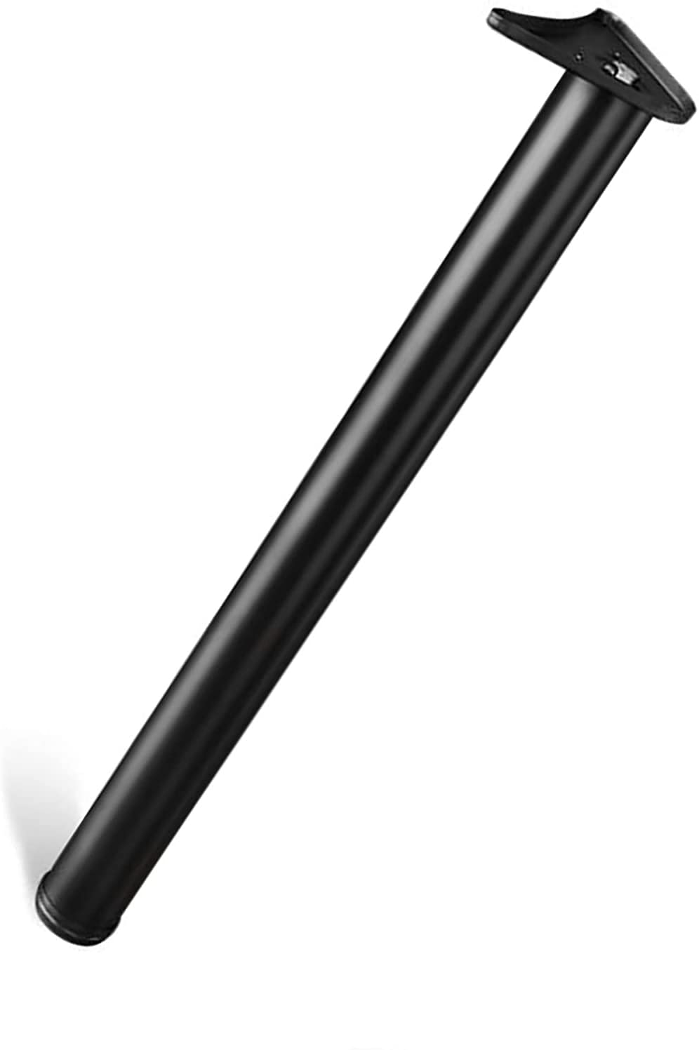 Patas para Muebles, Patas for Muebles Regulables en Altura, de Acero Inoxidable Multicolor, 60-130 cm(Matte Black,90CM)