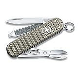VICTORINOX(ビクトリノックス) クラシック プレシャス ALOX コレクション Infinite Grey スイス・アーミーナイフ 多機能 ナイフ アウトドア キャンプ はさみ マイナスドライバー付き つめやすり搭載 5機能を搭載したスイス製マルチツール 小型 コンパクト 軽量 【国内正規品】 0.6221.4031G