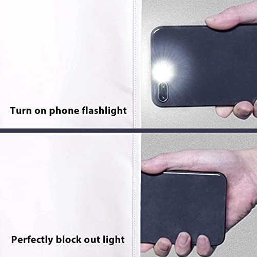 Rose Home Fashion Thermal Insulated Blackout Curtain Liner 2 Panels Per Set-Ring Included- Blackout Liner For 84 Inch Curtains, Curtain Liner 100% Darkening: 50"X80" 2Pieces-Ring #TOP2