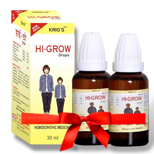 KRIG'S Hi Grow Drops Homeopathic 30ml - Set of 2 Bottle