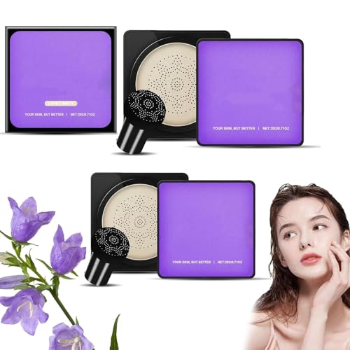 Cremas CC con almohadilla de aire Mushroom Head: una piel radiante e impecable al instante, corrector hidratante con control de grasa a prueba de agua, tacto suave, maquillaje perfecto.
