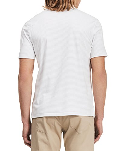 Image of Calvin Klein Men's Liquid Touch Polo Stripe with UV Protection