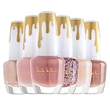 Nicole Miller Nail Polish Collection – Unique Glossy and Shimmery Colors for Women and Girls, Nudes