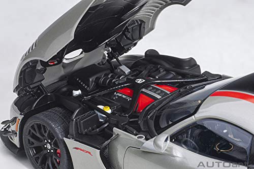 Modelo Autoart 2017 Viper ACR 1:18 Plata miniatura 4