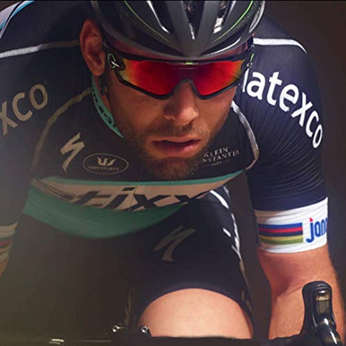 Óculos De Sol Bike Ciclismo Unissex Esportivo Proteção Uv Espelhado