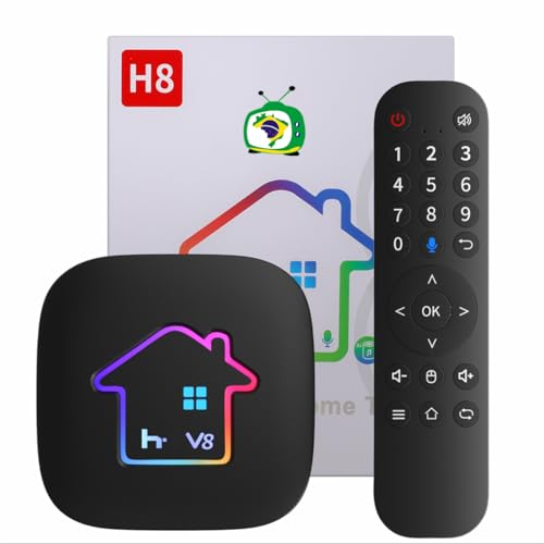 2026 H8 H9 Brazil TV Box - New Version - Voice Remote Control