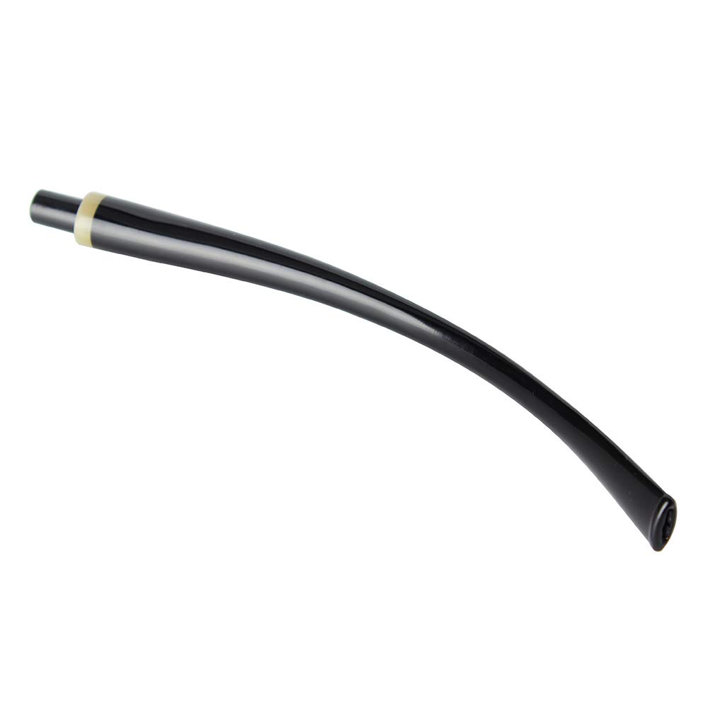 Old Fox Churchwarden wygięta rurka zamiennik z pierścieniem róg do Briar Rosewood Heban drewniana fajka do tytoniu BE0136