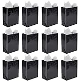 Fun Express 3-178 Small Black Gift Bags (1 Dozen)