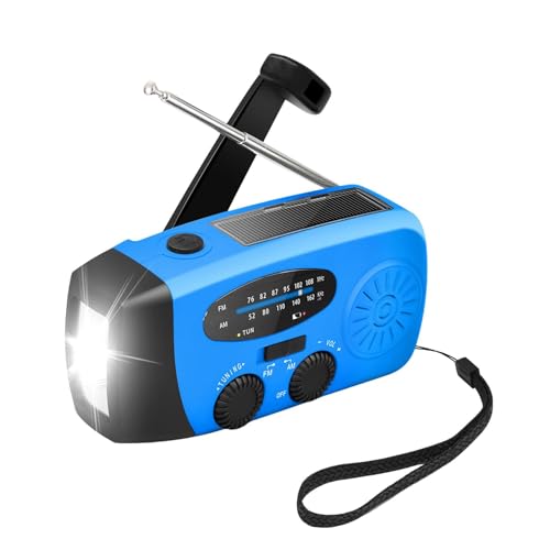 Gungtj Am FM���W�I - 2000mAH AM/FM�\�[���[�@��A�o�b�e���[�쓮���W�I - �V�C�\��A�ƒ�A�L�����v�A��d�A�A�E�g�h�A�A�ЊQ�A�n�C�L���O�A���A�~�̃o�b�N�p�b�N�J�[�ɁB