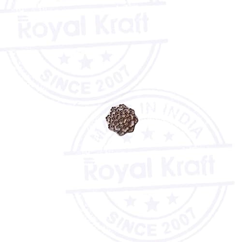 Miniatura 2 de Bloque de madera popular latón diseños florales arcilla impresión sello BSCtag041