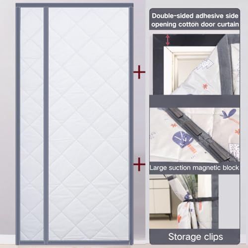 Rideau de porte à isolation thermique isolant 130x210cm