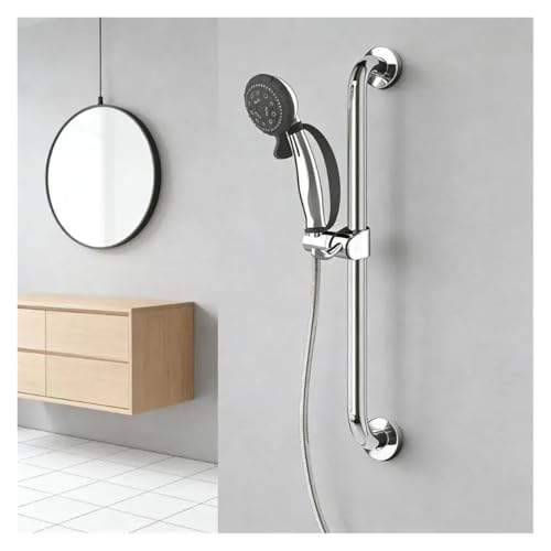 Support de pomme de douche universel orientable accessoire salle de bain pivotant - 5