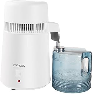 Bonnlo 4L Water Distiller, Countertop Water Distiller Machine w/BPA-Free Container, Distilled Water Purifier Filter for Home Use, Distilling Pure Water Maker, 220V 750W