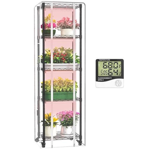 sagrynfp Indoor Greenhouse with Grow Lights,with 40W...