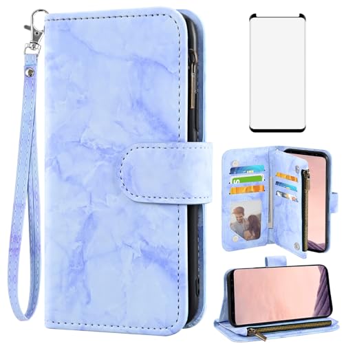 Protection Samsung S8 Plus antichoc avec fente pour carte et verre trempé inclus