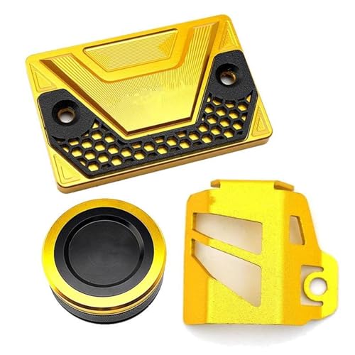 Tapa de depósito de frenos que protege y resalta tu MT07 Tracer con un combo dorado