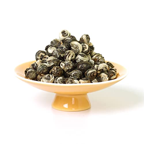 Goartea 250G / 8.8Oz Nonpareil Supreme Jasmine Pearl Tea Jasmine Tea Loose Leaf Jasmine Green Tea Chinese Jasmine Dragon Pearls Tea #TOP1
