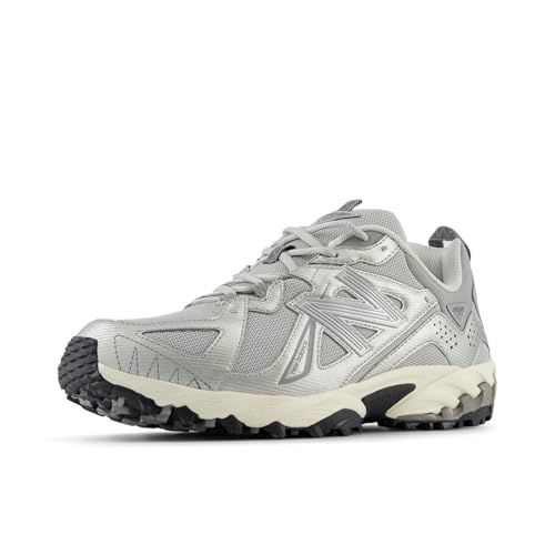New Balance Hombre Zapatillas de Trekking, gris plateado, 45 EU