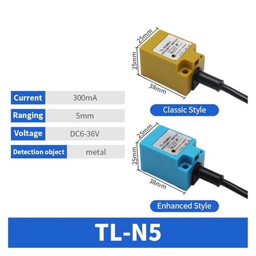 Capteur TL-N5 DC NPN NO pour détection de métaux - 2