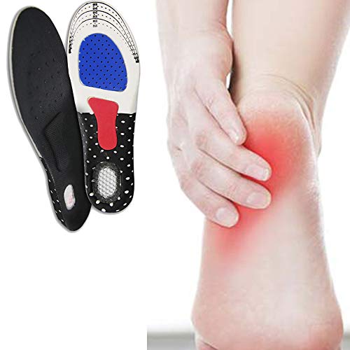 Par Palmilha Ortopédica Gel Anti Impacto Reduz Dor nos Pés Corrige Postura Tamanho Ajustável Traz Be