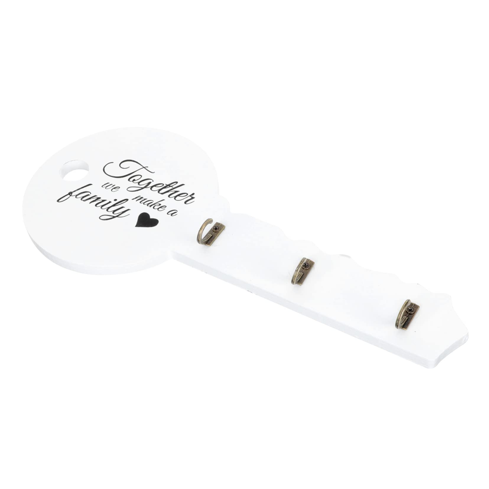 Sosoport Room Key Design Wall Hanger Decorative Wall Mounted Clothes Hook for Hats Keys and Sundries Storage for Entryway Living Room and Nursery Decor