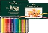 Faber-Castell - Matite Polychromos, 36 colori, astuccio metallico