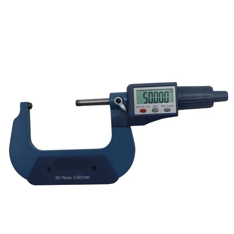 Double Round Head Tube Outer Diameter Micrometer 0-25/25-50/50-75/75-100 mm Digital Micrometer Tool(0-25mm)