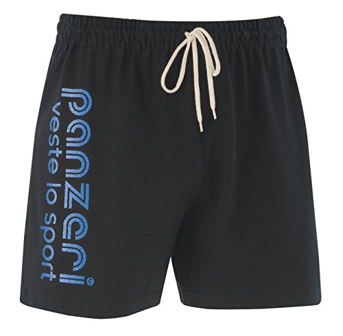 Panzeri - Uni a noir/bleu nac short - Shorts multisports - Noir - Taille L