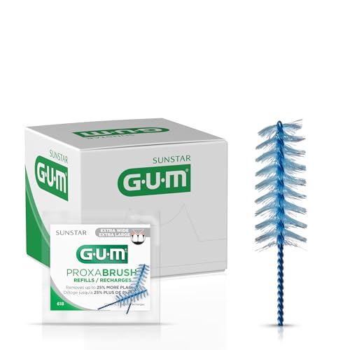 GUM Proxabrush Go-Betweens Refills, Extra Wide, 618PQA, Compatible Permanent Handle, Professional Sample, 36 Count image 4