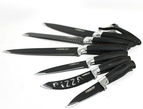 Victorinox, 6.8003.19B, Swiss Classic, Tranchiermesser, Extra scharfe Klinge, mit geradem Schliff, robuster Kunststoff-Griff, Schwarz, Made in Switzerland, Spülmaschinengeeignet