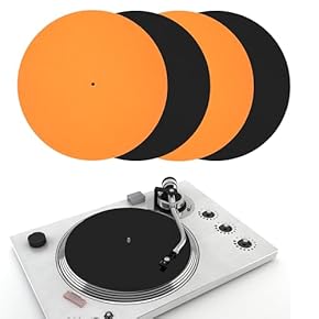 Tappetino Antistatico Per Giradischi - In Feltro, Design Rock, Made In Europe - Foto 9