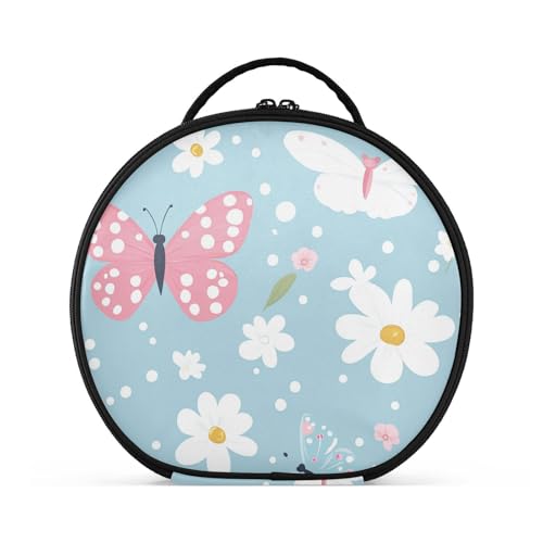 aidingzhi Simple Spring Butterfly Travel Bag Travel-Size Accessories Zipper Cosmetic