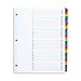 Blue Summit Supplies 31 Tab Binder Dividers for 3 Ring Binder, 3 Sets, Day of The Month Dividers with Multicolor Numbered Tabs, Includes Customizable Table of Contents Index