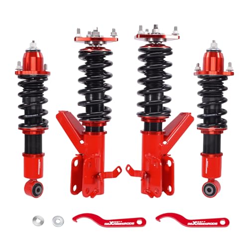 maXpeedingrods Coilovers for Honda Civic 2001-2005 Coupe/Sedan DX/EX/GX/HX/LX/Si, Height Adjustable