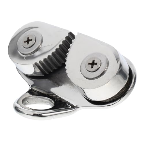 POPETPOP Rope Clutches Sailboats Stainless Steel Cam Cleat Cam Tooth Design for Boat Deck