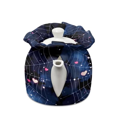 Image of Kitchen Teapot Cosy, Tea Kettle Cover Insulation for Home | Practical Kitchen Teapot Cosy Offers Nice Insulation Effect Functional Tea Kettle Cover Lightweight for Daily Home Use