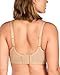 HSIA Minimizer Bra for Women - Air Mesh T-Shirt Full Coverage Seamless Bra Plus Size Underwire Padded Bra for Large Bust Light Beige