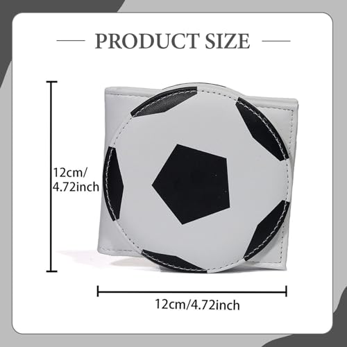 Cartera de fútbol para niños compacta con compartimentos anticaídas 2