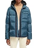 Scotch & Soda Herren Hooded Puffer Jacket Pufferjacke, Steel 0562, XXL
