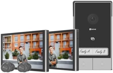 EZVIZ HP7 2-Family Kit Videoportero WiFi 2 Hilos,2K Timbre Video ...