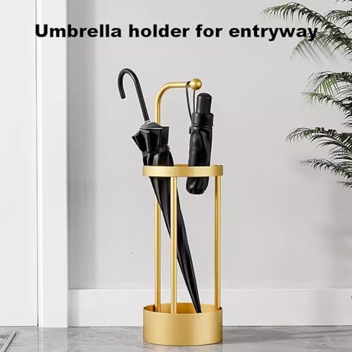 Porte-parapluie autoportant avec bac de récupération d'eau pour entrée