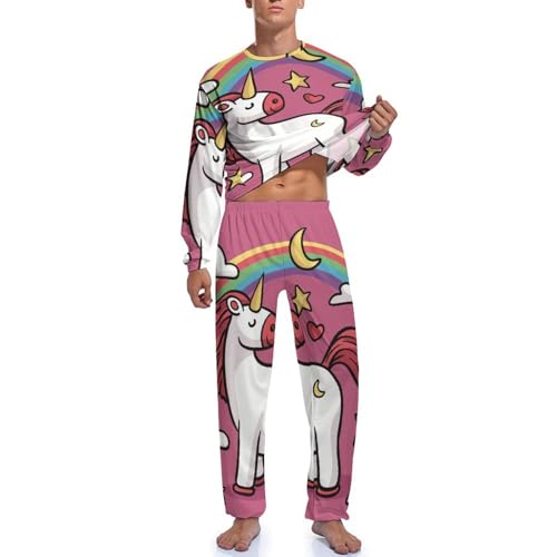 Pantalon vêtement de nuit homme Licorne Lunaire pour retrouver un sommeil réparateur - 3