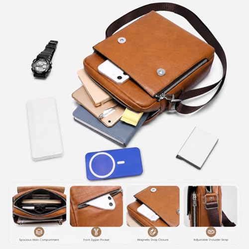 Image of CAVALO - Be Unique Sling Bag| Waterproof | Slim Crossbody Side Bag for Men & Women | Hard Shell Anti-Theft for Travel & Daily Use| Six Pocket|
