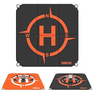 STARTRC Drohnen Landeplatz, 65cm(25") Universal schnell faltbar Landeplattform für DJI Air 2S, Mavic Air 2, Mavic Mini 2, Mavic 2 Pro/Zoom, Phantom 4/3, DJI FPV, Holy Stone