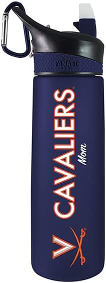 The Fanatic Group University of Virginia Dad 24 oz Frosted Sport Bottle - Navy